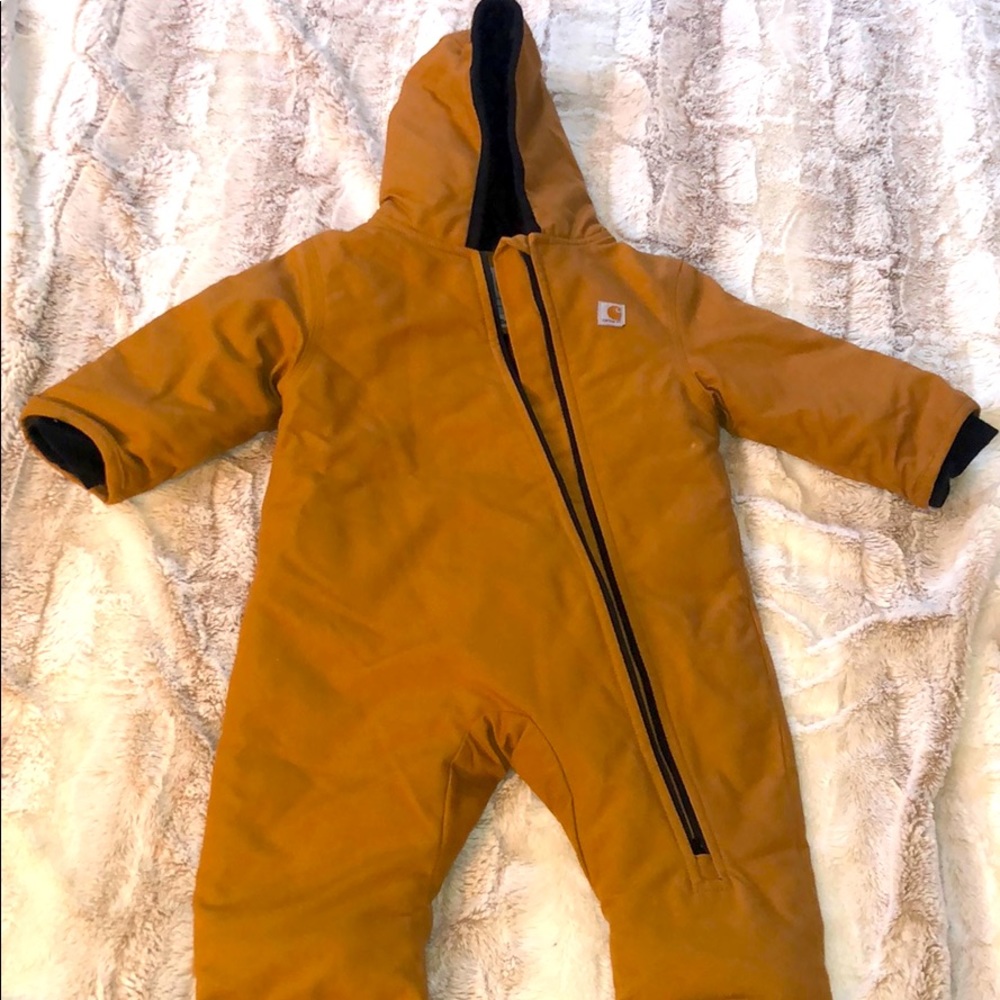 Baby Carhartt snowsuit
